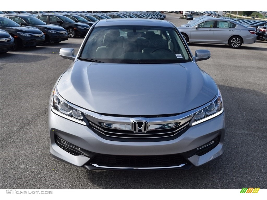 2017 Accord EX-L Sedan - Lunar Silver Metallic / Gray photo #3