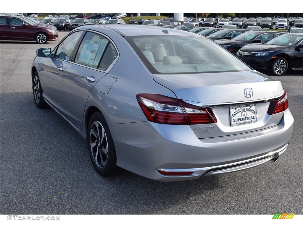 2017 Accord EX-L Sedan - Lunar Silver Metallic / Gray photo #6