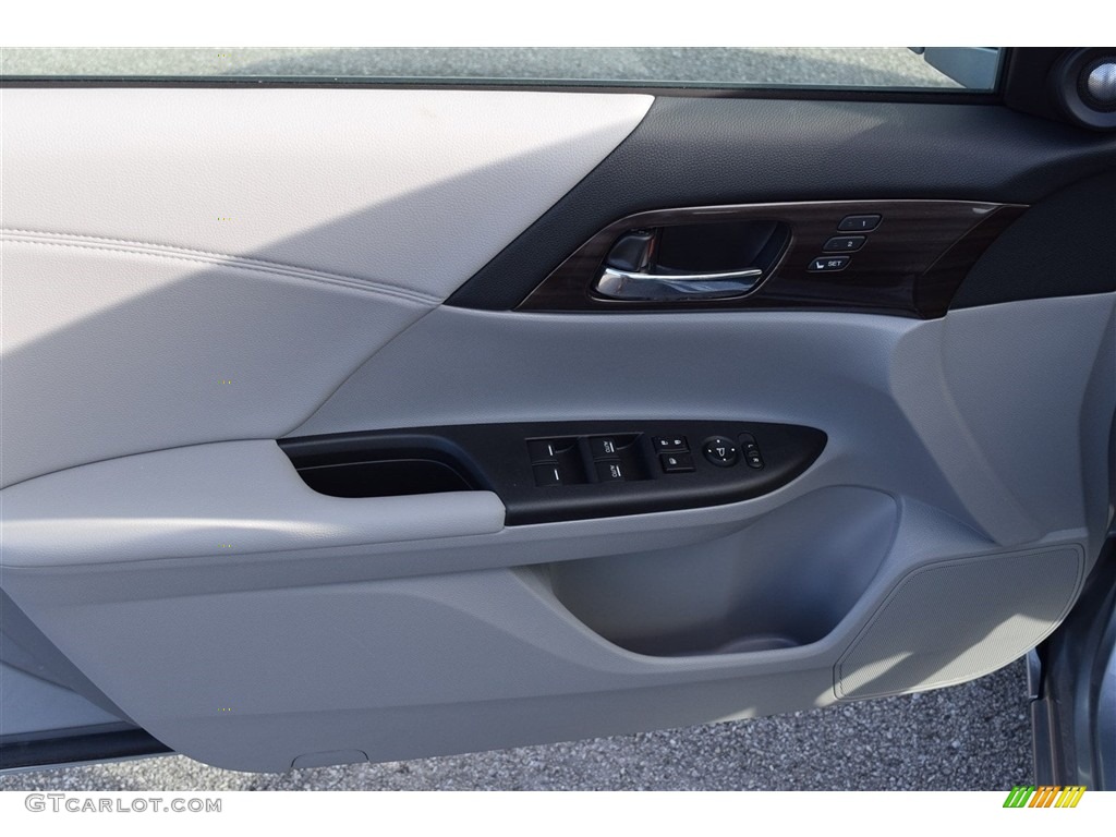 2017 Accord EX-L Sedan - Lunar Silver Metallic / Gray photo #12