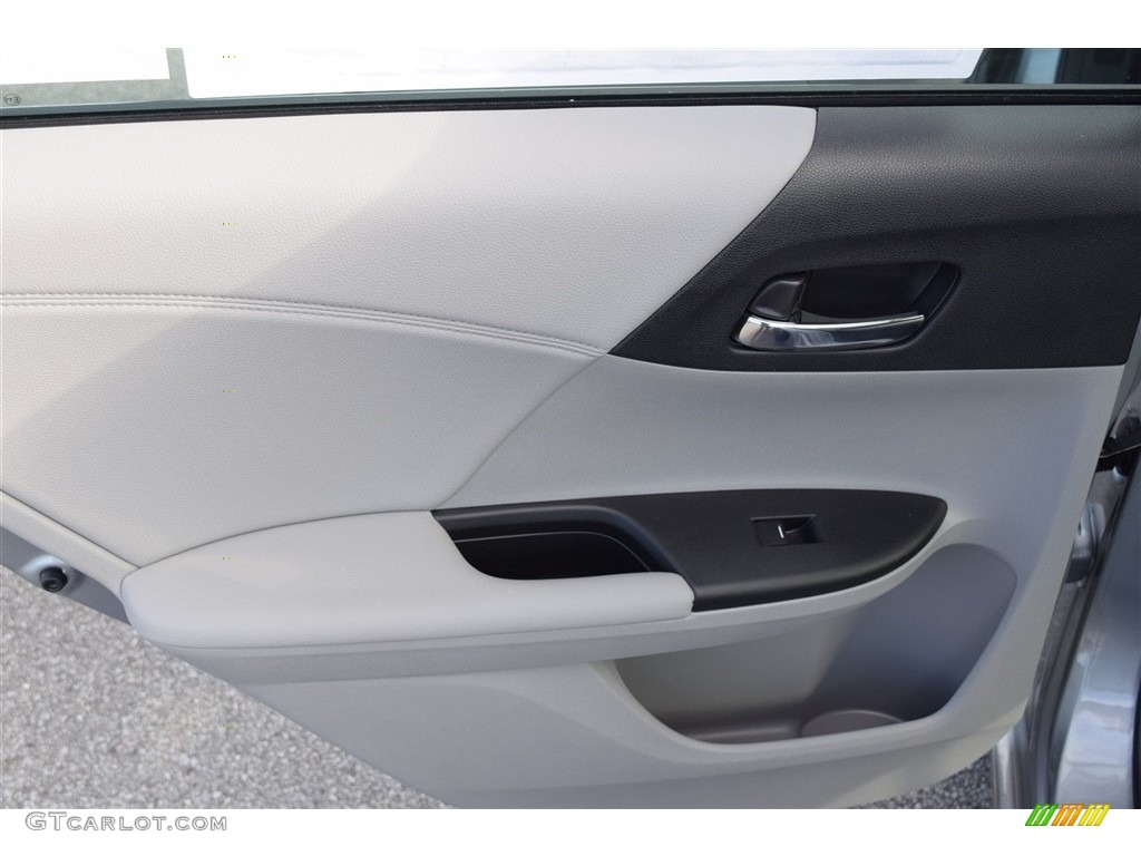 2017 Accord EX-L Sedan - Lunar Silver Metallic / Gray photo #25