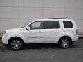 2013 White Diamond Pearl Honda Pilot Touring 4WD  photo #2