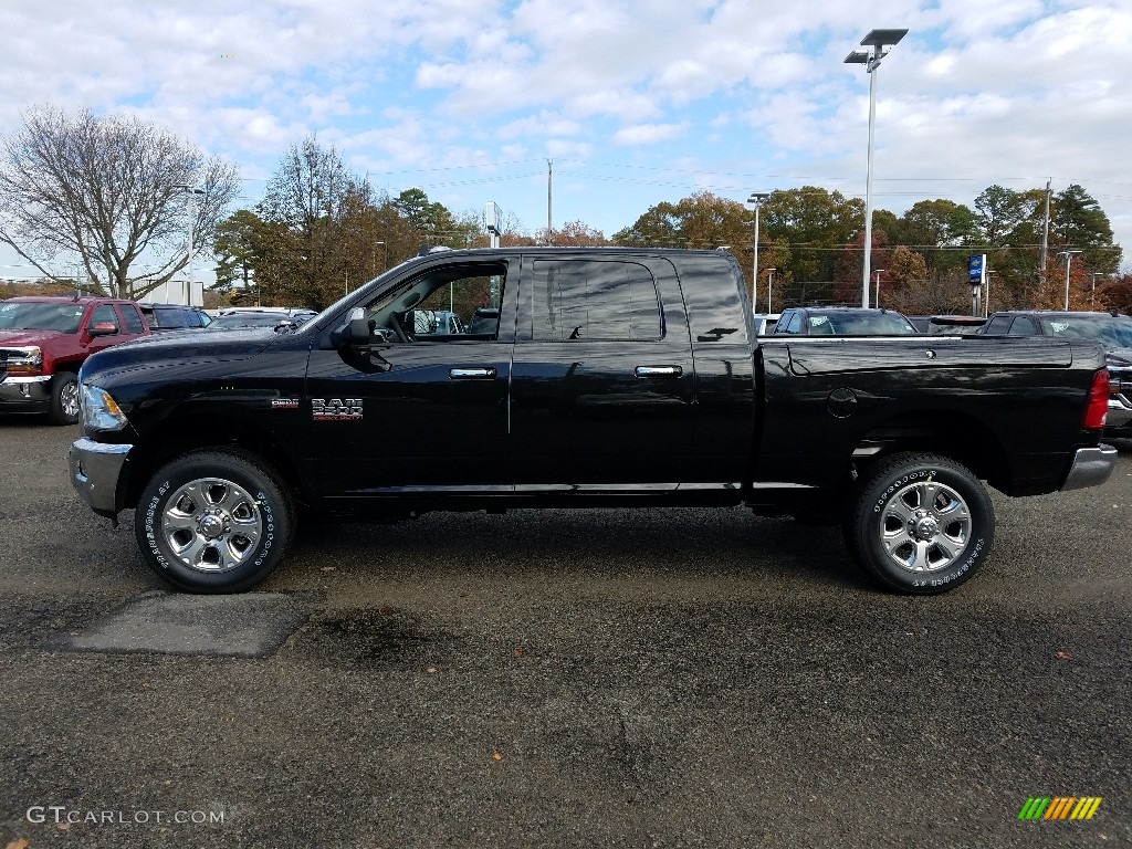 Brilliant Black Crystal Pearl 2018 Ram 2500 Big Horn Mega Cab 4x4 Exterior Photo #123926107