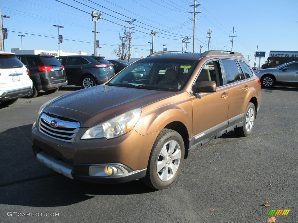 2011 Outback 3.6R Limited Wagon - Caramel Bronze Pearl / Warm Ivory photo #2