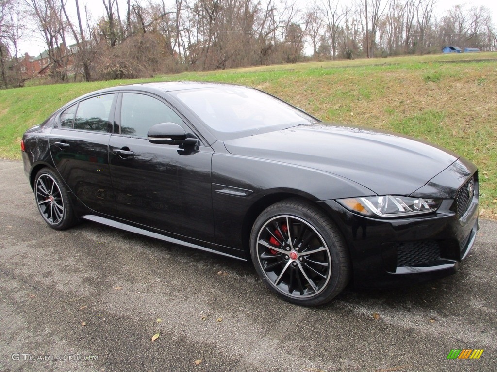 Narvik Black 2018 Jaguar XE S AWD Exterior Photo #123927532