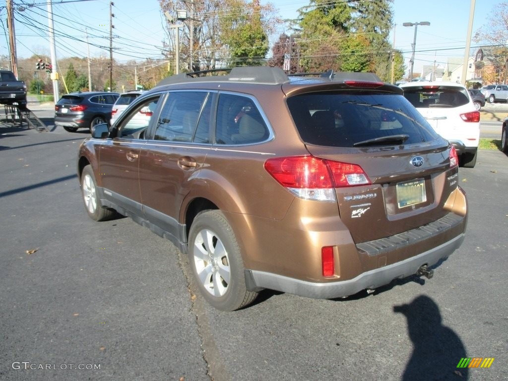 2011 Outback 3.6R Limited Wagon - Caramel Bronze Pearl / Warm Ivory photo #8