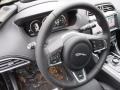 Ebony 2018 Jaguar XE S AWD Steering Wheel