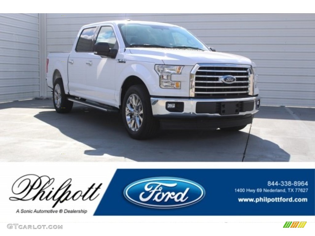 2017 F150 XLT SuperCrew - Oxford White / Earth Gray photo #1