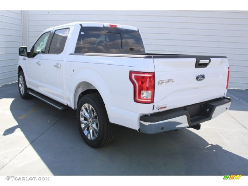 2017 F150 XLT SuperCrew - Oxford White / Earth Gray photo #5