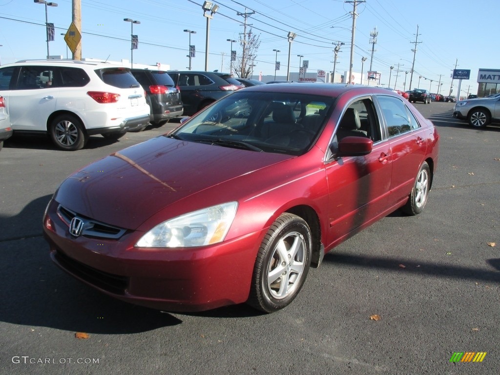 2005 Accord EX-L Sedan - Redondo Red Pearl / Black photo #2