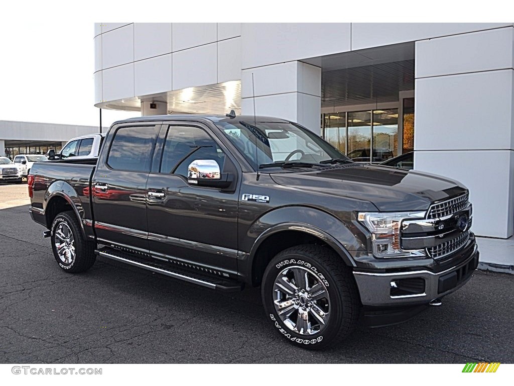 2018 F150 Lariat SuperCrew 4x4 - Magnetic / Black photo #1