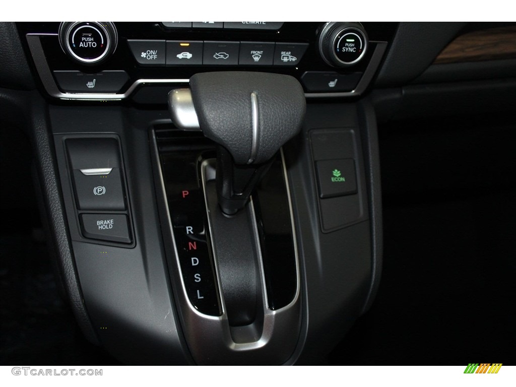 2018 CR-V EX - Obsidian Blue Pearl / Gray photo #19