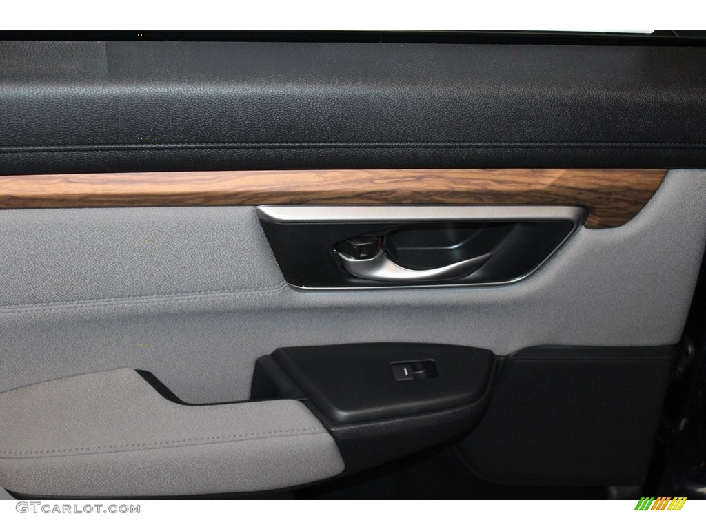 2018 CR-V EX - Obsidian Blue Pearl / Gray photo #21