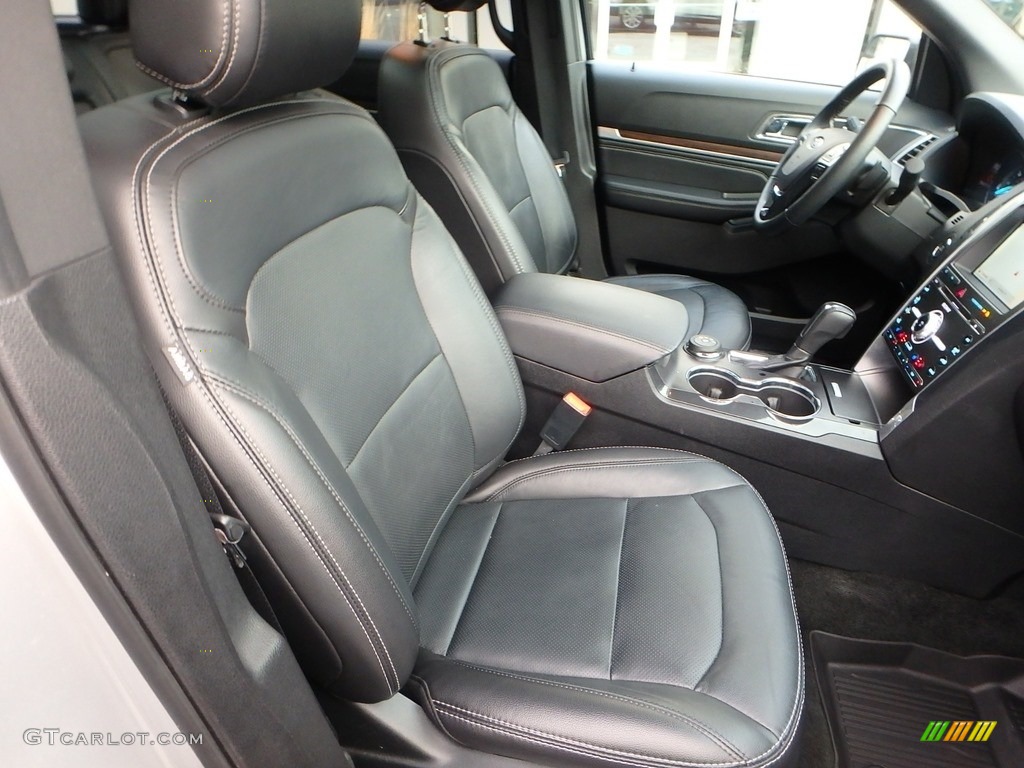 Ebony Black Interior 2017 Ford Explorer Limited 4WD Photo #123933247