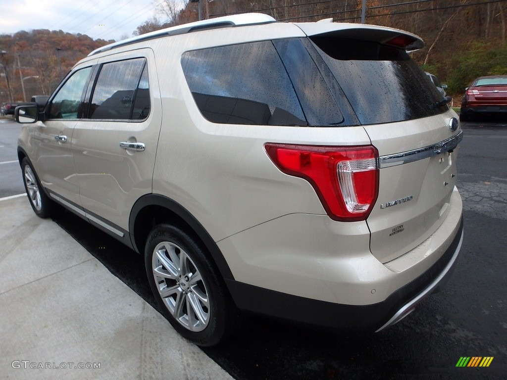 2017 Explorer Limited 4WD - White Gold / Medium Light Camel photo #5