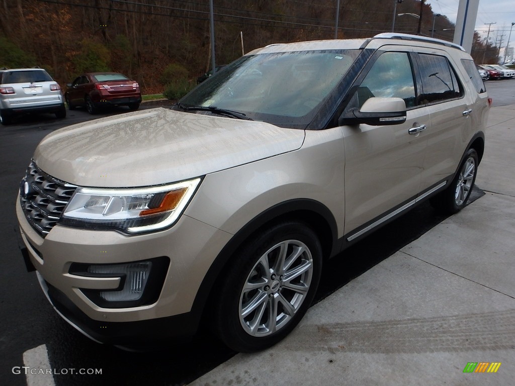 2017 Explorer Limited 4WD - White Gold / Medium Light Camel photo #7
