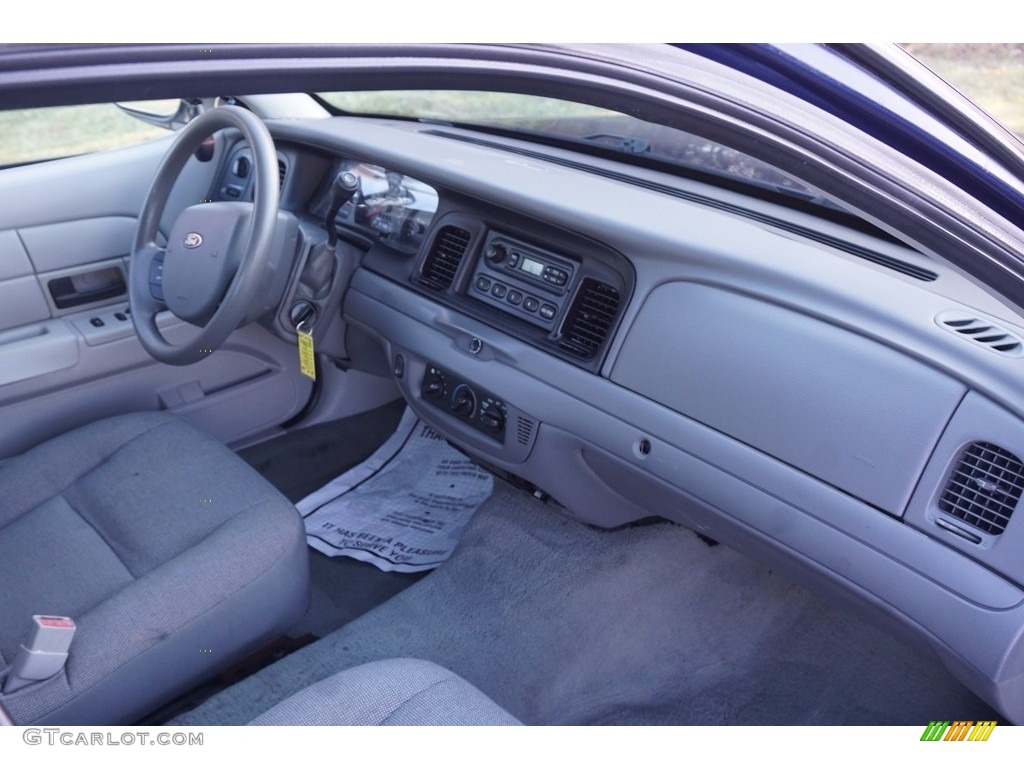 2005 Crown Victoria Police Interceptor - Dark Blue Pearl Metallic / Light Flint photo #7