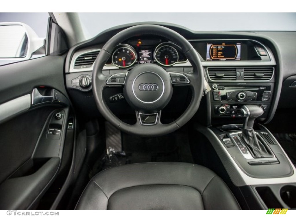 2014 A5 2.0T quattro Coupe - Ibis White / Black photo #4
