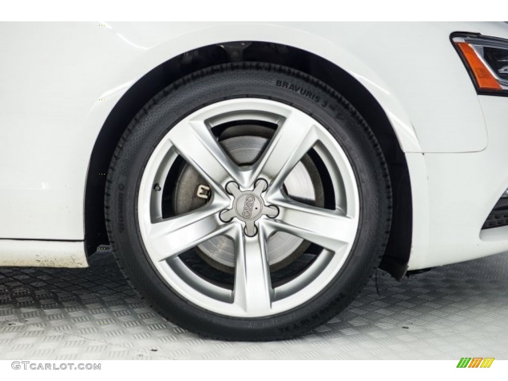 2014 A5 2.0T quattro Coupe - Ibis White / Black photo #8