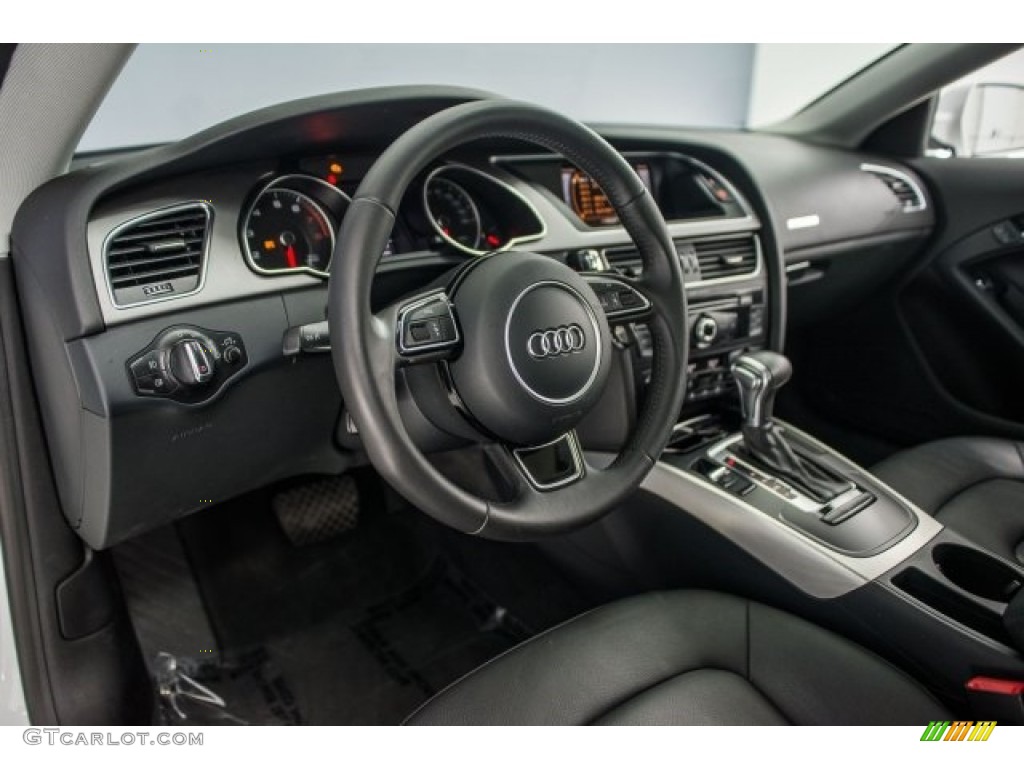 2014 A5 2.0T quattro Coupe - Ibis White / Black photo #15