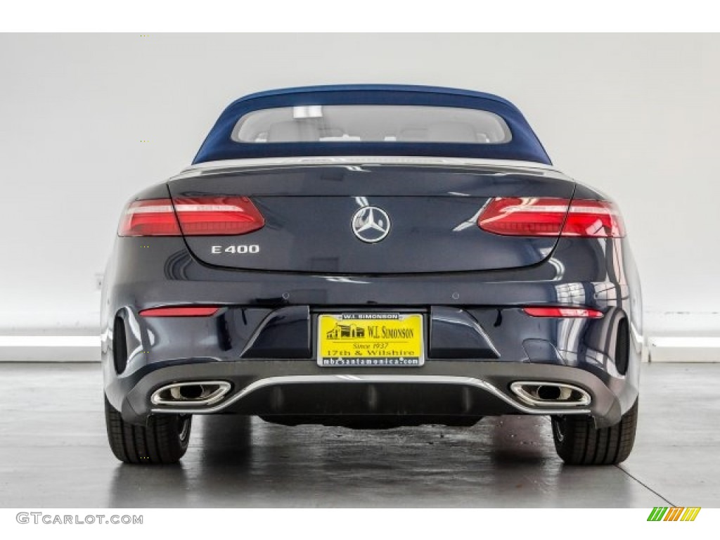 2018 E 400 Convertible - Lunar Blue Metallic / Macchiato Beige/Yacht Blue photo #4