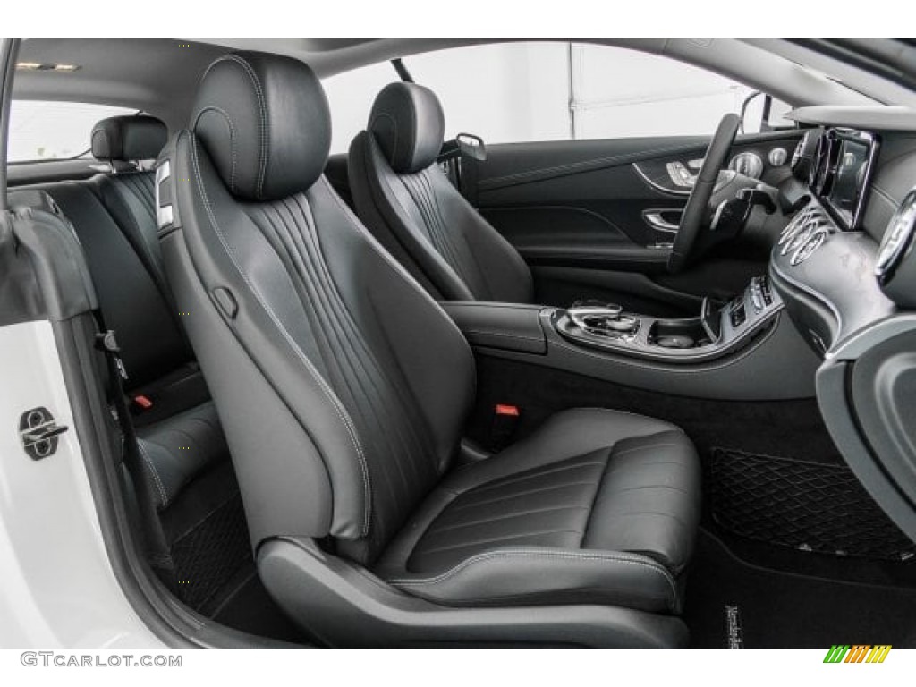 2018 E 400 Coupe - Polar White / Black photo #2