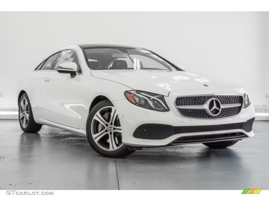 2018 E 400 Coupe - Polar White / Black photo #12