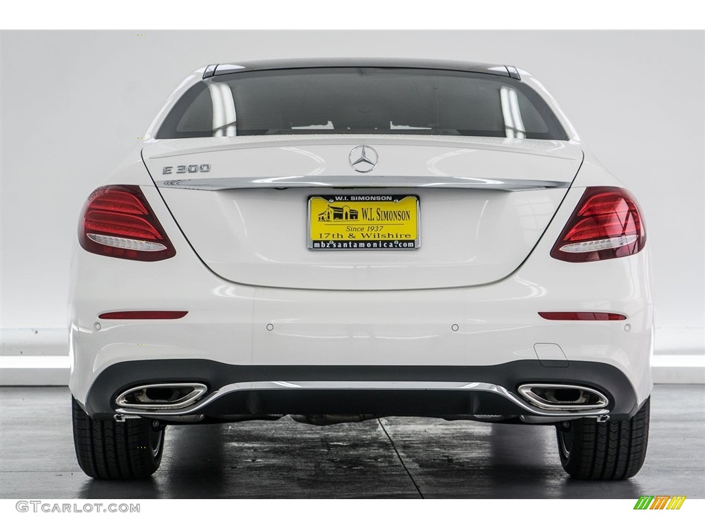 2018 E 300 Sedan - Polar White / Black photo #4