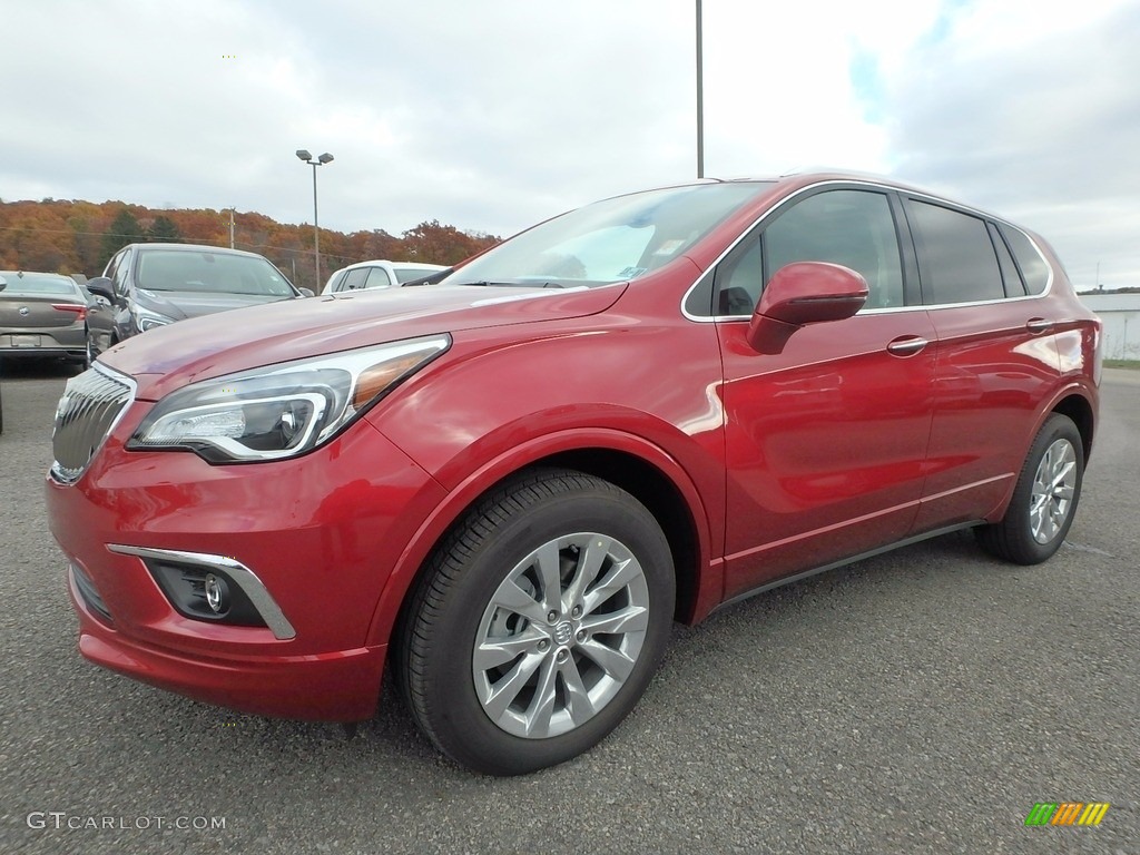 Chili Red Metallilc 2018 Buick Envision Essence AWD Exterior Photo #123937789