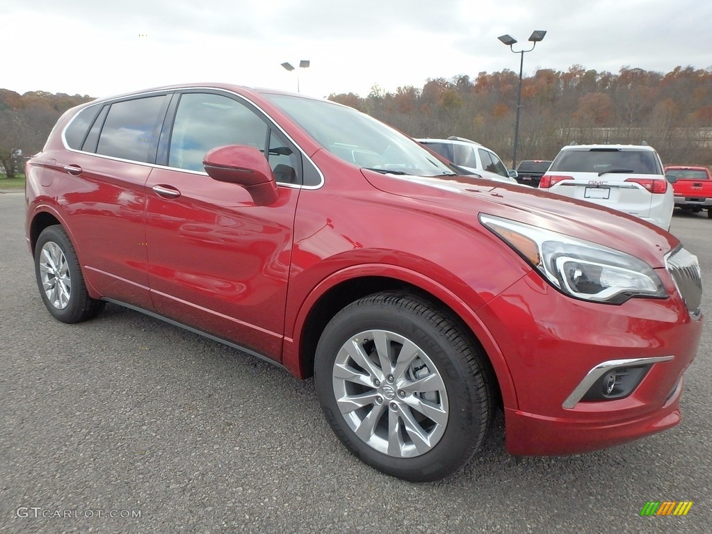 Chili Red Metallilc 2018 Buick Envision Essence AWD Exterior Photo #123937852