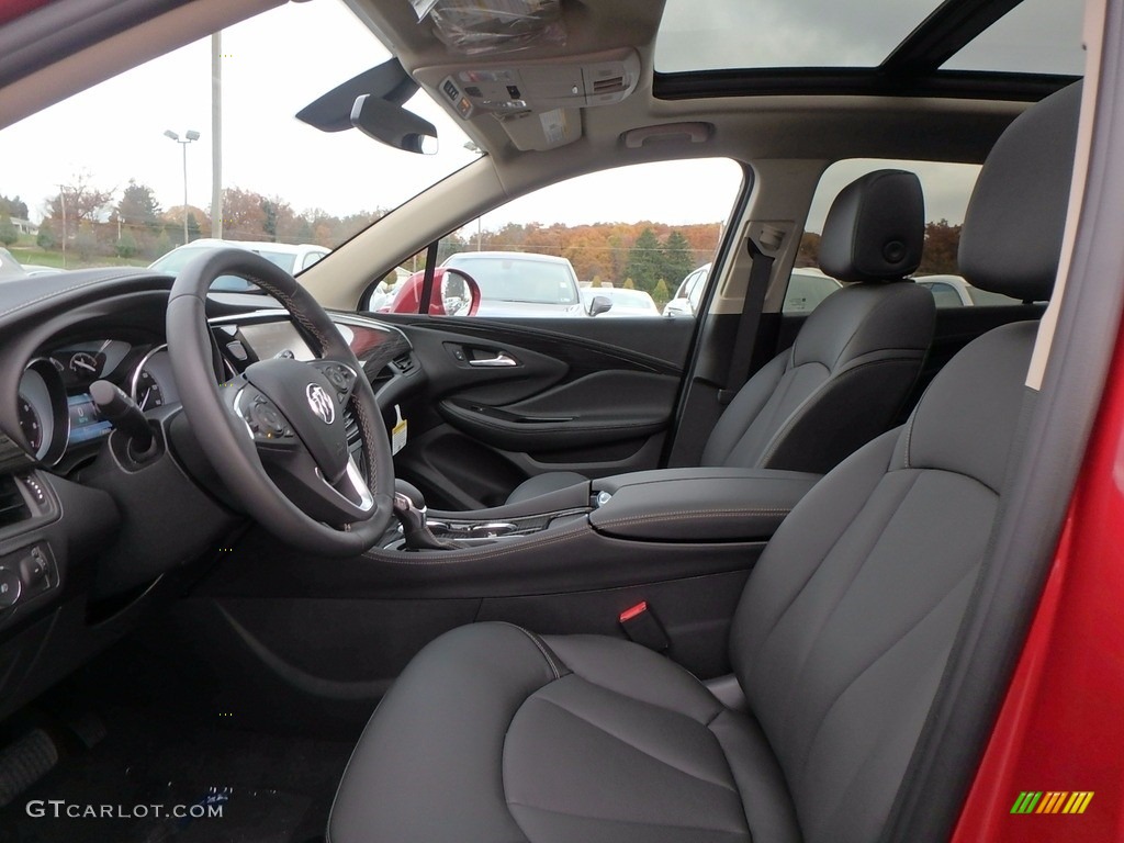 Ebony Interior 2018 Buick Envision Essence AWD Photo #123938041