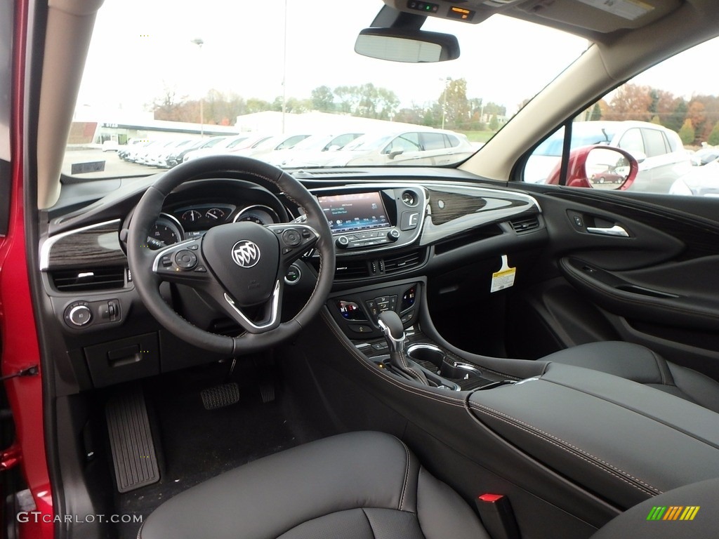 Ebony Interior 2018 Buick Envision Essence AWD Photo #123938089