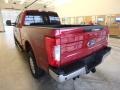 2017 Ruby Red Ford F250 Super Duty Lariat Crew Cab 4x4  photo #3