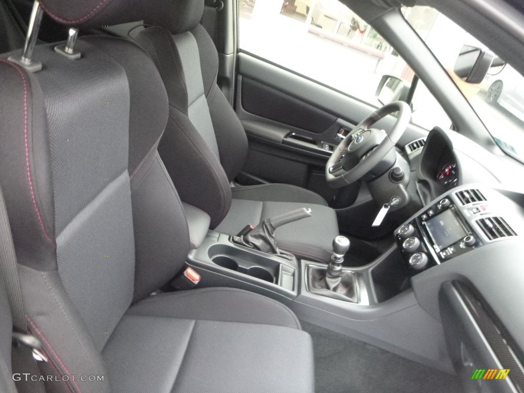 Carbon Black Interior 2018 Subaru WRX Standard WRX Model Photo #123940990