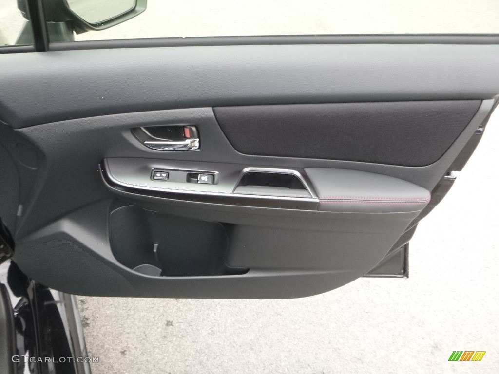 2018 Subaru WRX Standard WRX Model Carbon Black Door Panel Photo #123941038
