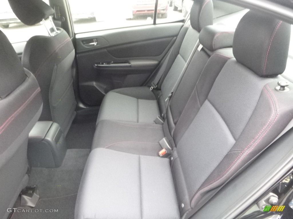 Carbon Black Interior 2018 Subaru WRX Standard WRX Model Photo #123941056