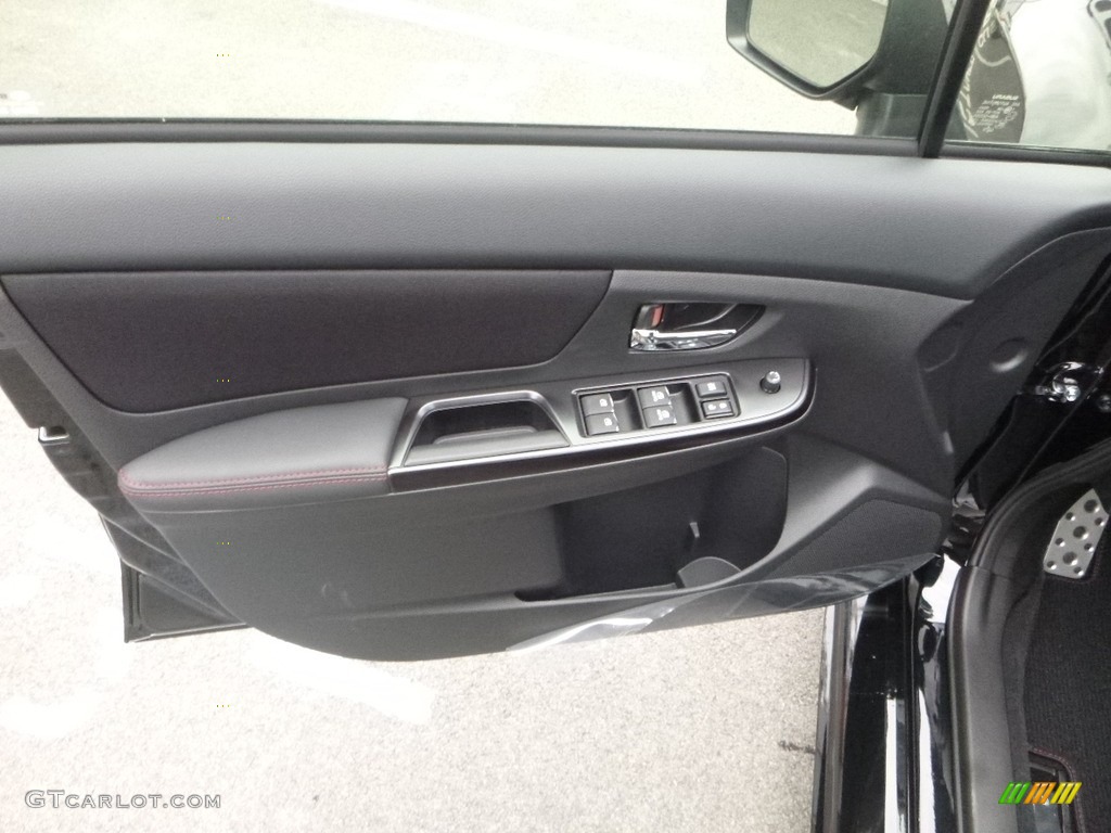 2018 Subaru WRX Standard WRX Model Carbon Black Door Panel Photo #123941080
