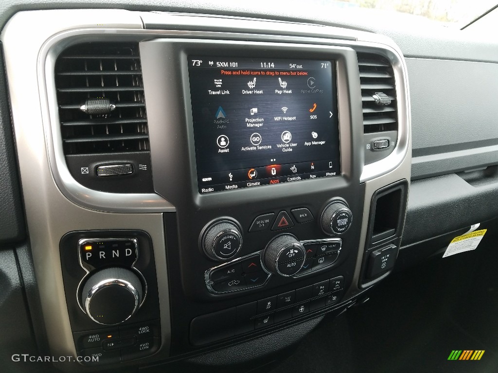 2018 1500 Big Horn Quad Cab 4x4 - Brilliant Black Crystal Pearl / Black/Diesel Gray photo #10