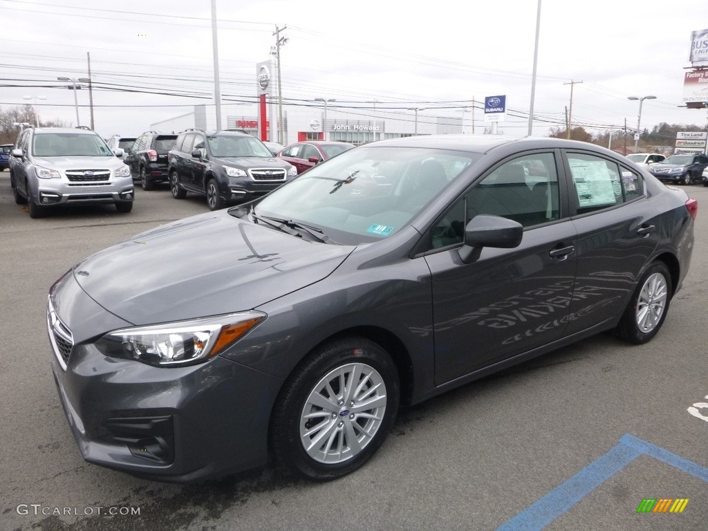 Magnetite Gray Metallic 2018 Subaru Impreza 2.0i Premium 4-Door Exterior Photo #123942427