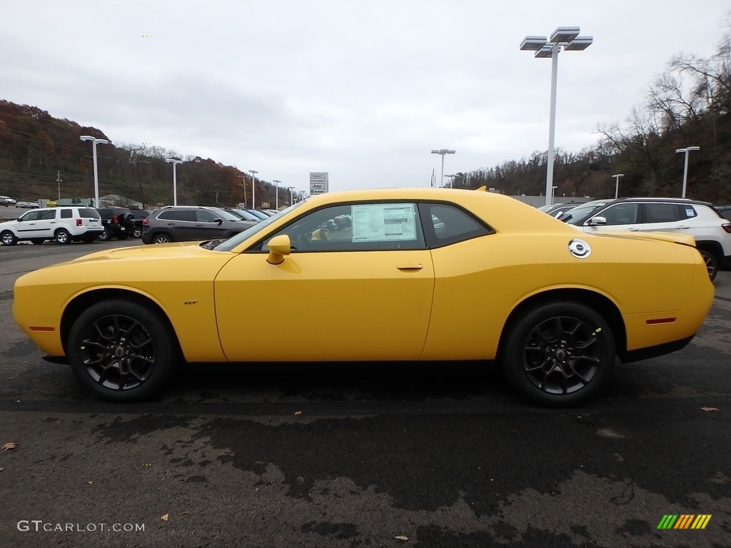 Yellow Jacket 2018 Dodge Challenger GT AWD Exterior Photo #123943468