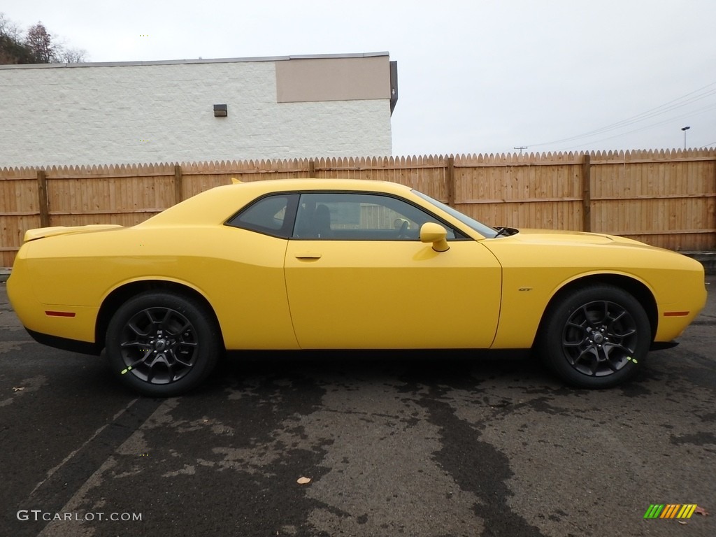 2018 Challenger GT AWD - Yellow Jacket / Black photo #6