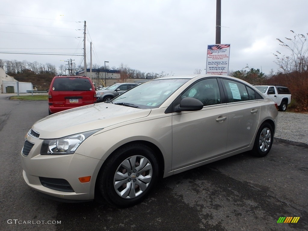 2012 Cruze LS - Gold Mist Metallic / Jet Black/Medium Titanium photo #1