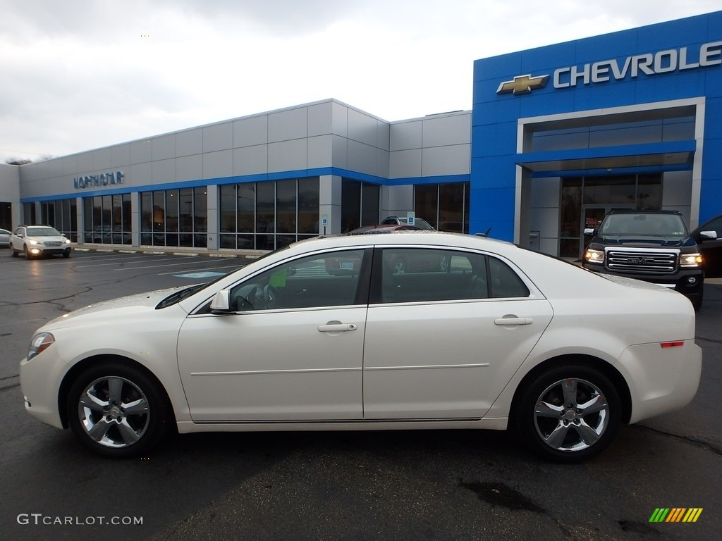 2011 Malibu LT - White Diamond Tricoat / Ebony photo #3