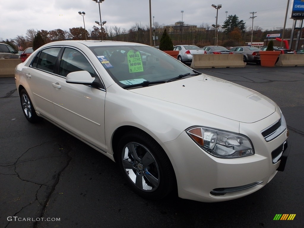 2011 Malibu LT - White Diamond Tricoat / Ebony photo #10