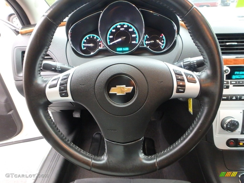 2011 Malibu LT - White Diamond Tricoat / Ebony photo #27