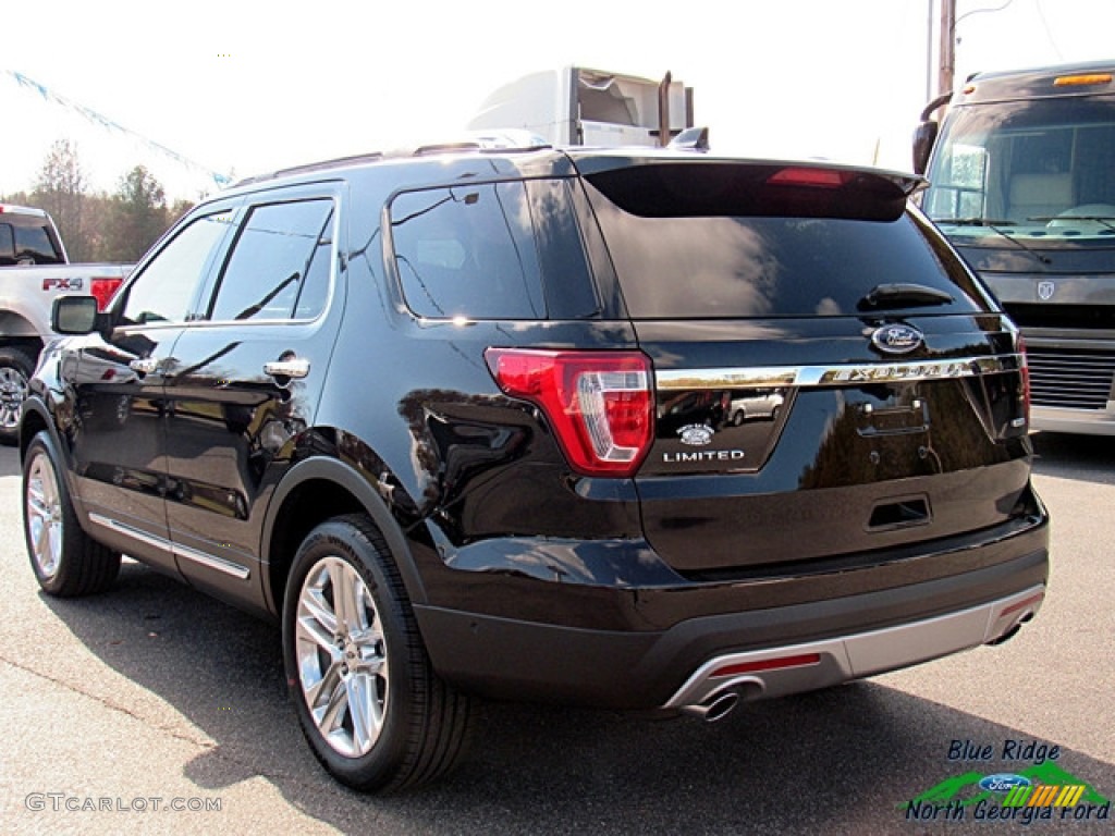 2017 Explorer Limited 4WD - Shadow Black / Ebony Black photo #3