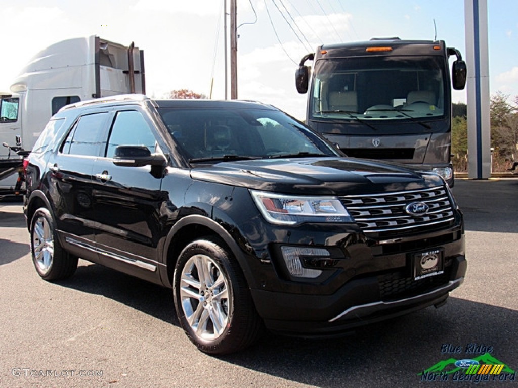 2017 Explorer Limited 4WD - Shadow Black / Ebony Black photo #8