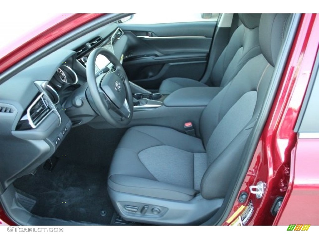 2018 Camry LE - Ruby Flare Pearl / Black photo #10