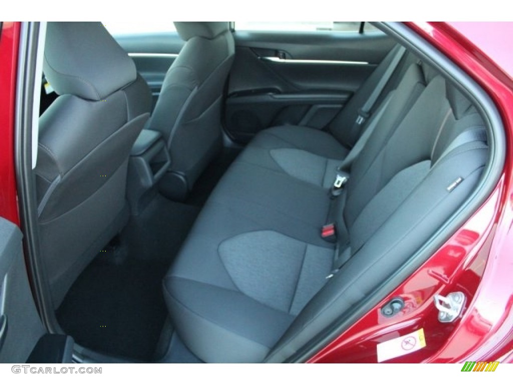 2018 Camry LE - Ruby Flare Pearl / Black photo #21