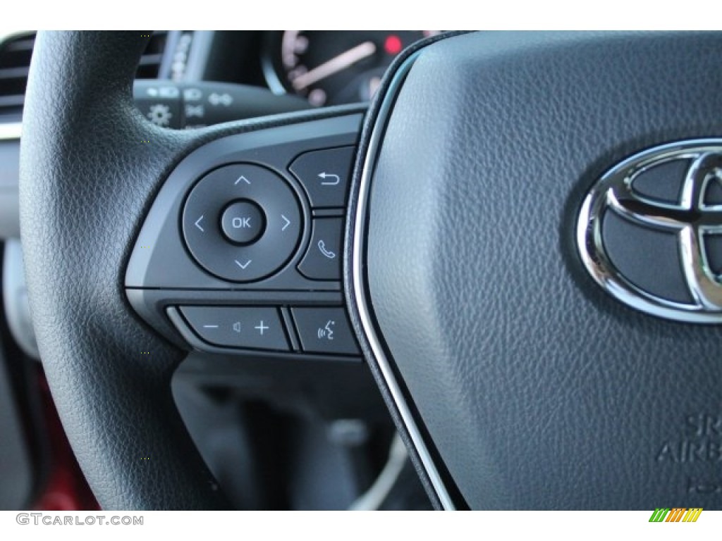 2018 Camry LE - Ruby Flare Pearl / Black photo #16