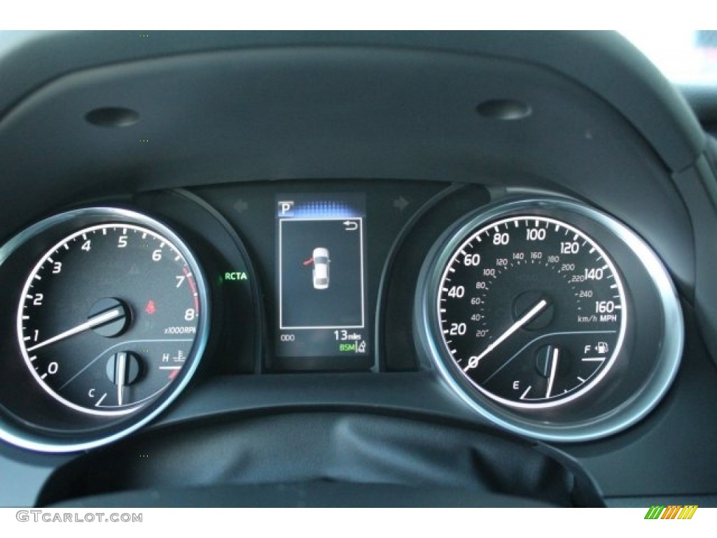 2018 Camry LE - Ruby Flare Pearl / Black photo #18